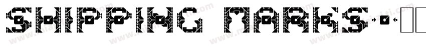 shipping Marks字体转换